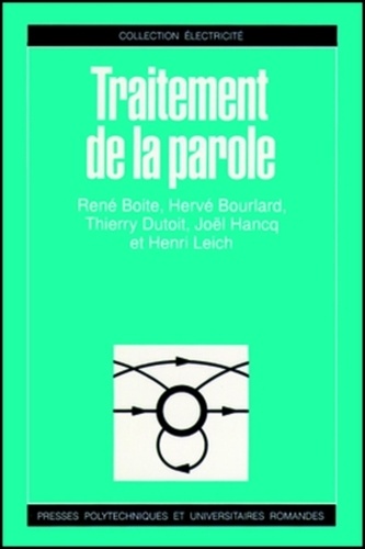 René Boite - Traitement de la parole.
