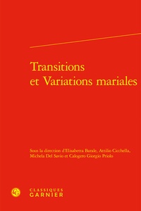 Elisabetta Barale - Transitions et Variations mariales.