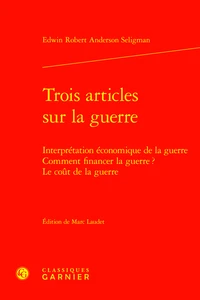 Trois articles sur la guerre