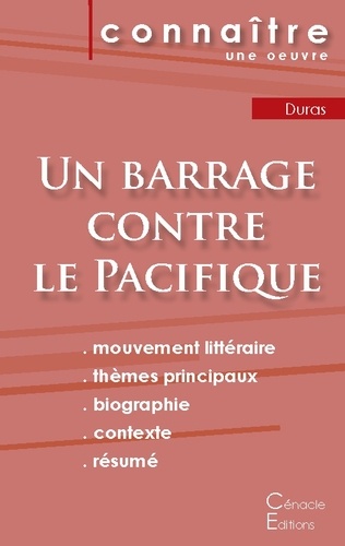 Marguerite Duras - Un barrage contre le pacifique - Fiche de lecture.