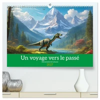 Un voyage vers le passé - Découverte de la faune (Calendrier mural haut de gamme 2027 DIN A2 vertical), CALVENDO calendrier mensuel
