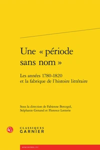 Une "période sans nom"