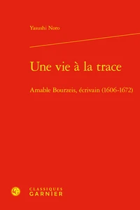 Une vie à la trace