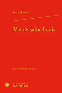 Vie de Saint Louis