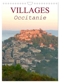 VILLAGES Occitanie (Calendrier mural 2026 DIN A4 horizontal), CALVENDO calendrier mensuel