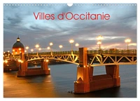 Villes d'Occitanie (Calendrier mural 2026 DIN A3 vertical), CALVENDO calendrier mensuel