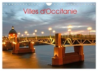 Villes d'Occitanie (Calendrier mural 2026 DIN A4 vertical), CALVENDO calendrier mensuel