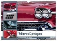 Dieter Meyer - CALVENDO Mobilite  : Voitures Classiques - L'esthétique du détail (Calendrier mural 2024 DIN A3 vertical), CALVENDO calendrier mensuel - Détails de voitures classiques ayant du style, de l'élégance et du charme..