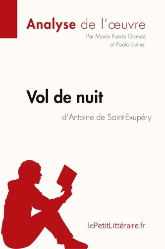 Fiche de lecture  Vol de nuit d'Antoine de Saint-Exupéry (Analyse de l'oeuvre). Analyse complète et résumé détaillé de l'oeuvre