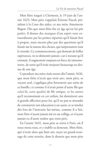 CARTEL  Vues sur Blaise Pascal. anthologie