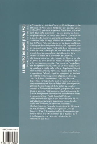 XVIII N° 31/2003 La duchesse du Maine (1676-1753). Une mécène à la croisée des arts et des siècles