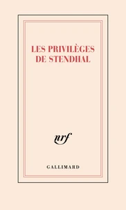 Carnet -les privilèges de stendhal