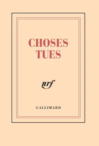 CARNET POCHE LIGNE "CHOSES TUES"