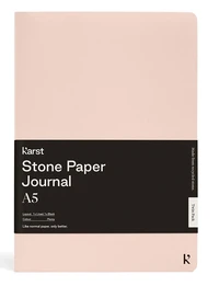 Cahier A5 rose poudré twin lot 2