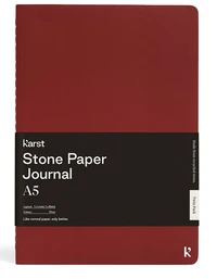 Cahier A5 bordeaux twin lot 2