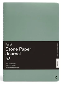 Cahier A5 vert twin lot 2