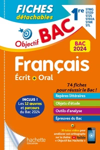 Fiches détachables Français Ecrit + Oral 1res STMG - STI2D - ST2S - STD2A - STHR - STL
