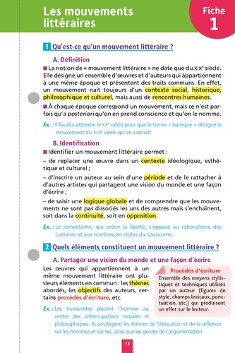 Français écrit et oral 1re. Fiches détachables  Edition 2024