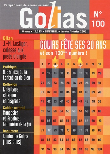 Pascal Janin - Golias Magazine N° 100, Janvier-Févr : Golias fête ses 20 ans.