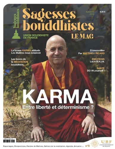 Philippe Judenne - Sagesses bouddhistes  : Karma - Entre liberté et déterminisme ?.