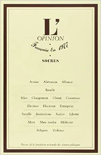 L'opinion française en 1977