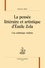 La pensée littéraire et artistique d'Emile Zola. Une esthétique vitaliste