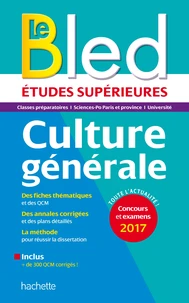 Le Bled études supérieures, culture générale