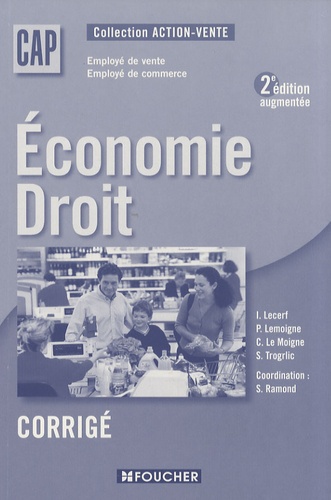 Solange Ramond - Economie Droit CAP vente-commerce - Corrigé.