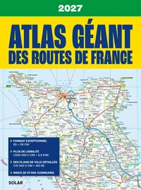 Atlas géant des routes de France