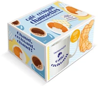 Coffret café-croissant chaussettes
