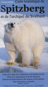 Carte touristique du Spitzberg et de l'archipel du Svalbard