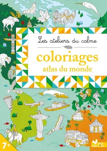  Solenne et  Thomas - Coloriages atlas du monde.