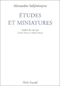 Etudes et miniatures