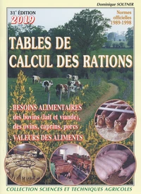 Tables de calcul des rations pour bovins, ovins, caprins, porcins