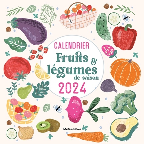 Calendrier mural fruits & légumes de saison  Edition 2024