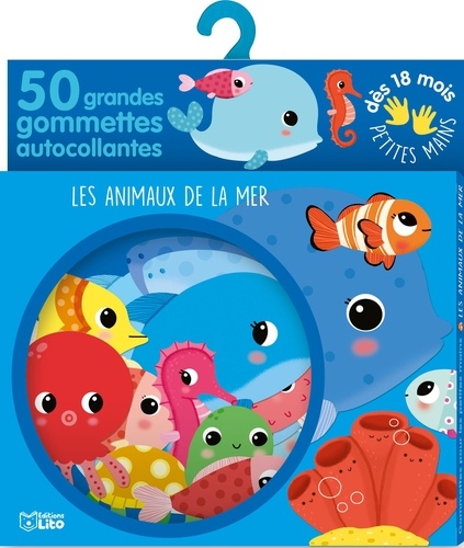 Sonia Baretti - Les animaux de la mer - 50 grandes gommettes autocollantes.