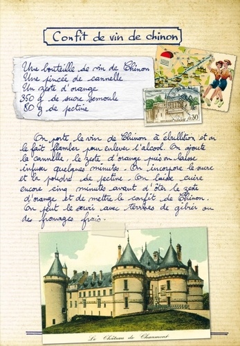 Souvenirs gourmands des Châteaux de la Loire. Carnet de recettes