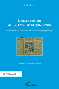L'oeuvre poétique de Karl Wolfskehl (1869-1948)