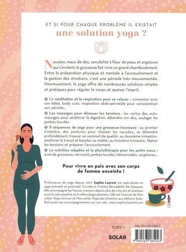 Ma solution yoga Grossesse. Respiration - Méditation - Flow - Nutrition - Massages