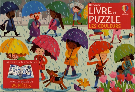 Les couleurs. Un livre sur les couleurs avec 1 puzzle de 25 pièces