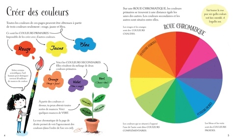 Les couleurs. Un livre sur les couleurs avec 1 puzzle de 25 pièces