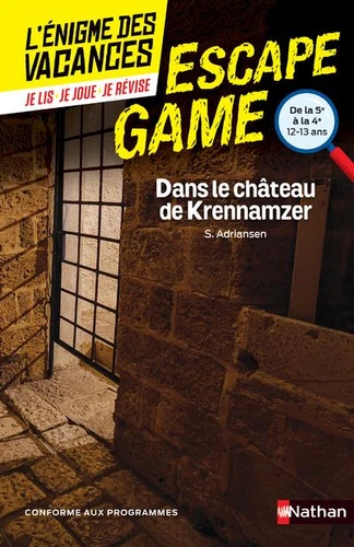 Couverture de Escape Game 5e-4e : Dans le château de Krennamzer