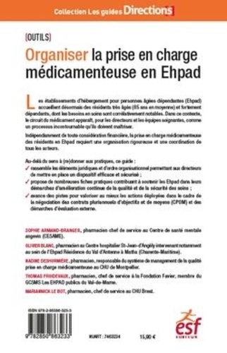 Organiser la prise en charge médicamenteuse en Ehpad