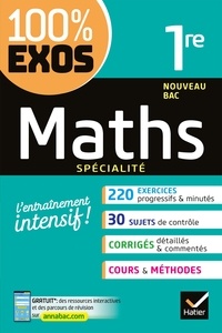 Ebook download pdf gratuit Maths (spécialité) 1re  - Exercices résolus - Première par Sophie Barache, Fabrice Barache, Sophie Bauer, Raphaël Bauer