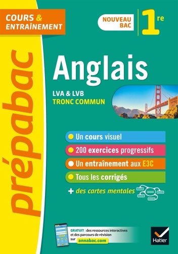 Anglais 1re. LVA & LVB  Edition 2019