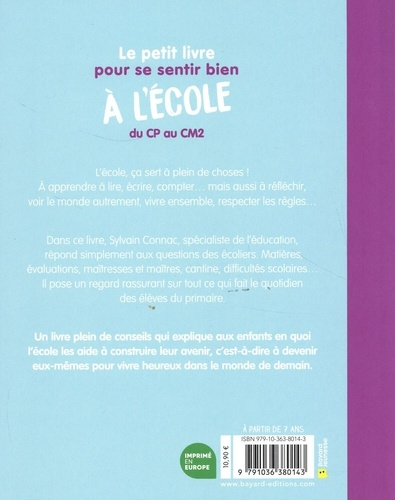 Le petit livre pour se sentir bien à l'école du CP au CM2