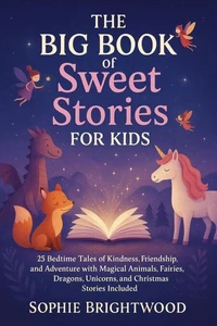 The Big Book of  Sweet Stories for Kids : 25 Bedtime Tales of  Kindness, Friendship, and Adventure  with Magical Animals, Fairies,  Dragons, Unicorns, and  Christmas Stories Included