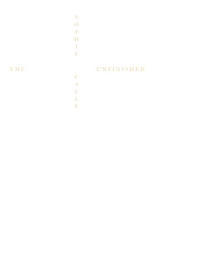Catalogue raisonné of the unfinished