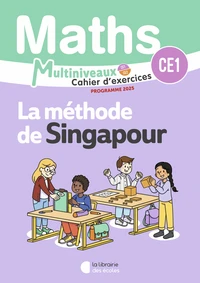 Mathématiques CE1/CE2 (2025) - Méthode de Singapour - Cahier d'exercices CE1