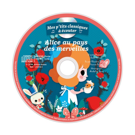 Alice au pays des merveilles  avec 1 CD audio